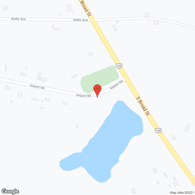 Map of the neighborhood around Shady Pines Estate