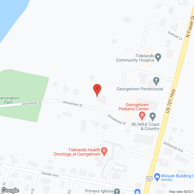 Map of the neighborhood around Jessamine Community Residence