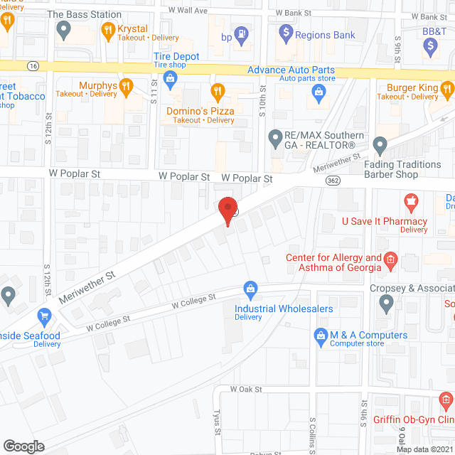 Map of the neighborhood around JOYLAND PHASE II