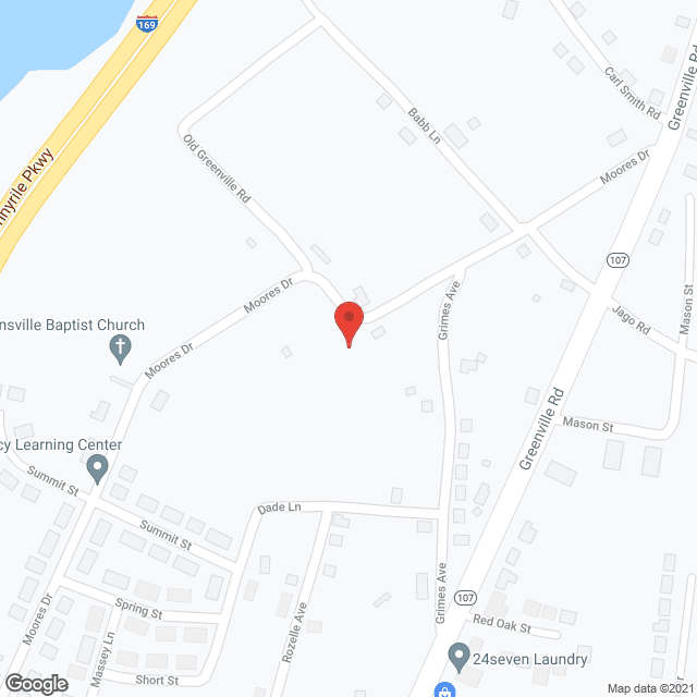 Map of the neighborhood around Gainsville Manor