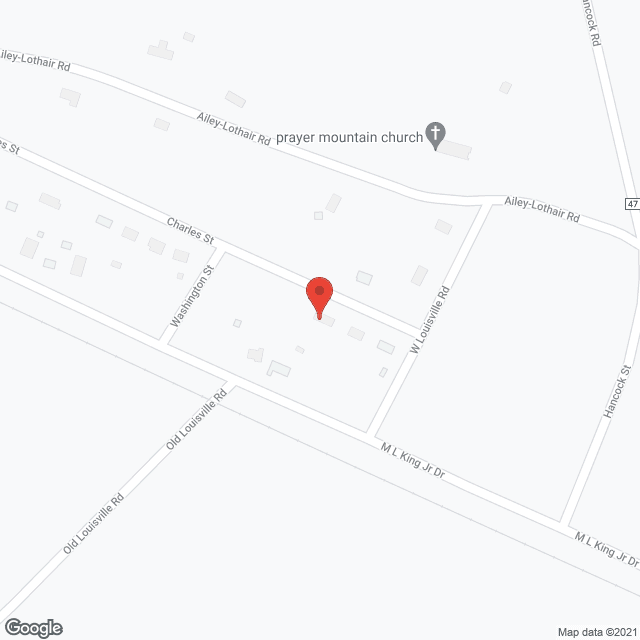 Map of the neighborhood around Mount Vernon Respite Home