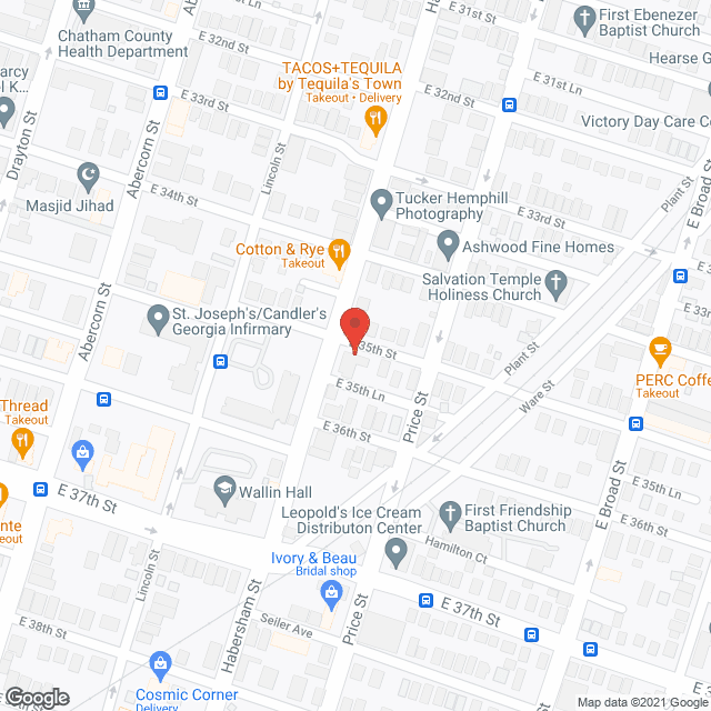 Map of the neighborhood around HABERSHAM HOUSE