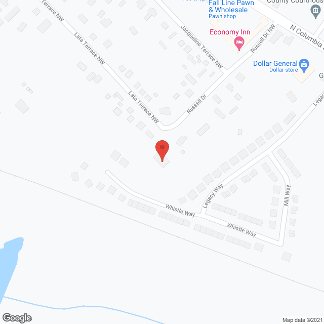Map of the neighborhood around Choice Assisted Living