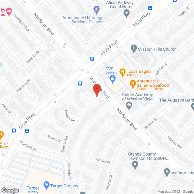 Map of the neighborhood around Shalin Care II