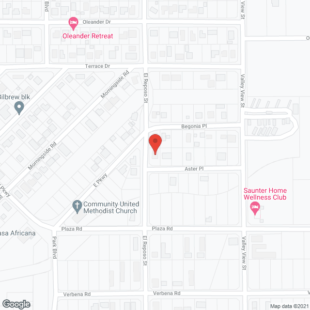Map of the neighborhood around Pat's Assisted Living