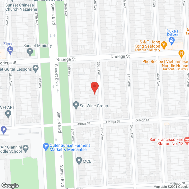 Map of the neighborhood around Gonzales Home #2