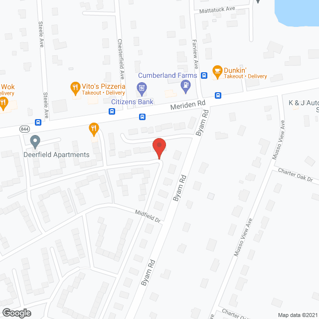 Map of the neighborhood around Byam Village
