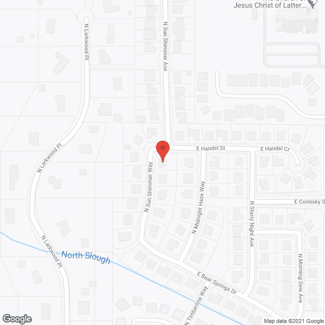 Map of the neighborhood around Comfort and Care