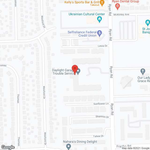 Map of the neighborhood around Ukrainian Village
