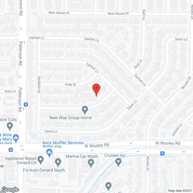 Map of the neighborhood around Bradley House II