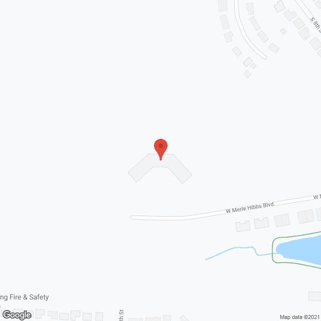 Map of the neighborhood around Village Cooperative of Marshalltown