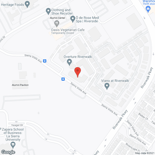 Map of the neighborhood around Cambria at Riverwalk