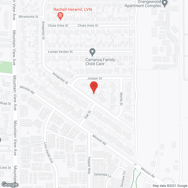 Map of the neighborhood around Amapolis Home Care