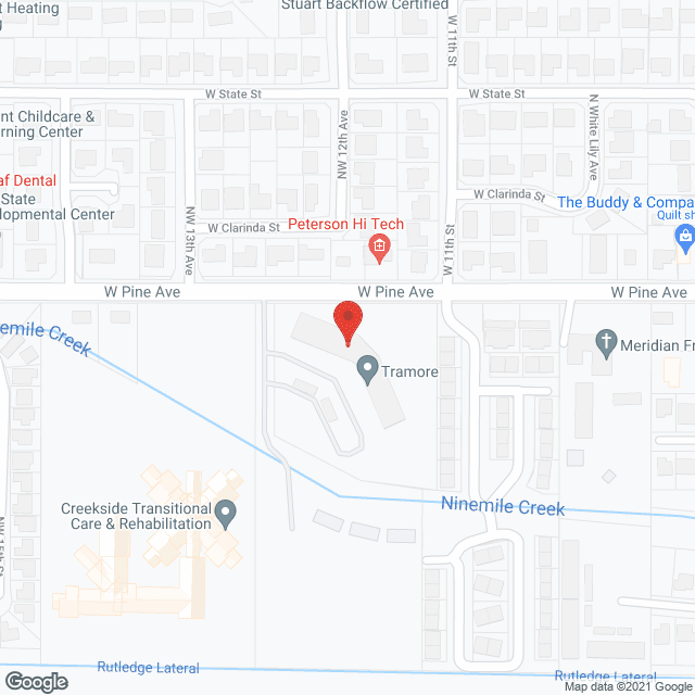 Map of the neighborhood around Traymore Apartments