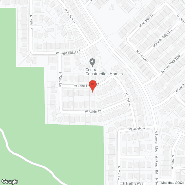 Map of the neighborhood around Sonoran Assisted Living