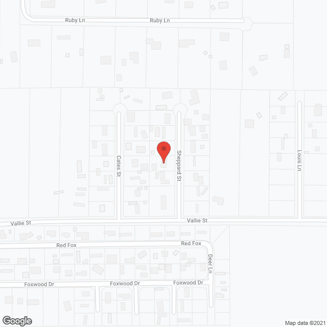 Map of the neighborhood around Gina's Angels Private Care
