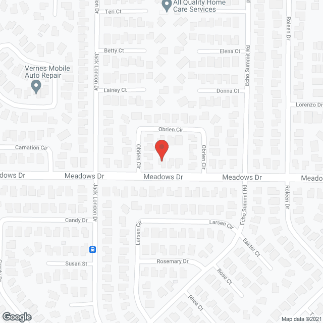 Map of the neighborhood around Golden Meadows Home