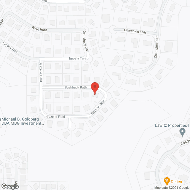 Map of the neighborhood around Agape Home Care
