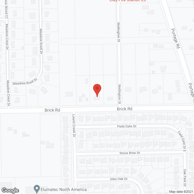 Map of the neighborhood around Mitchell's Country Care