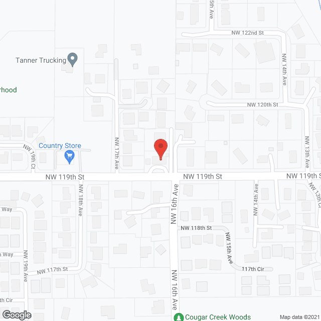 Map of the neighborhood around Felida Guest Home