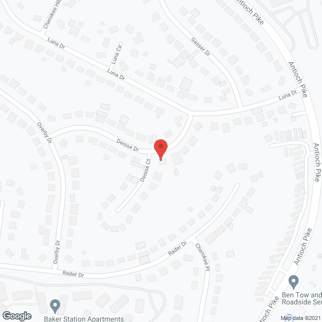 Map of the neighborhood around Ann's Care Home
