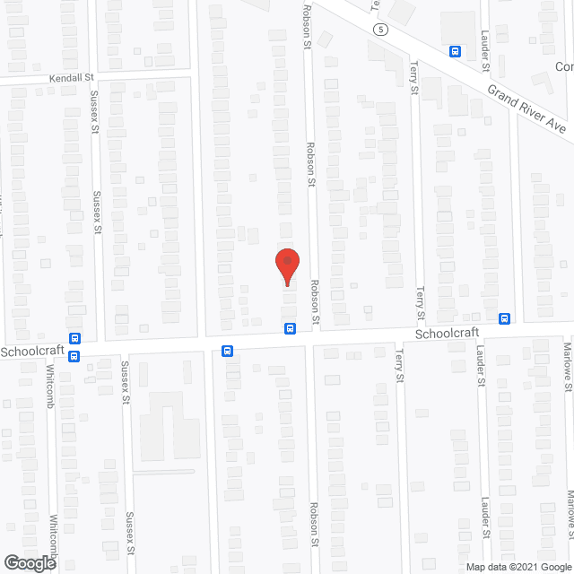 Map of the neighborhood around Audubon Manor II