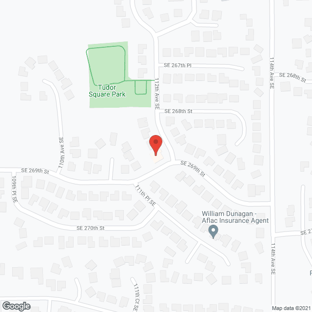 Map of the neighborhood around With Dignity Adult Family Home