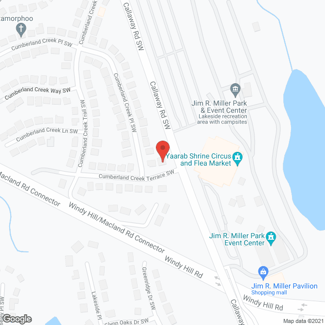 Map of the neighborhood around The Doctor's Retreat