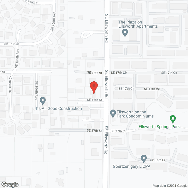 Map of the neighborhood around Best Care AFH