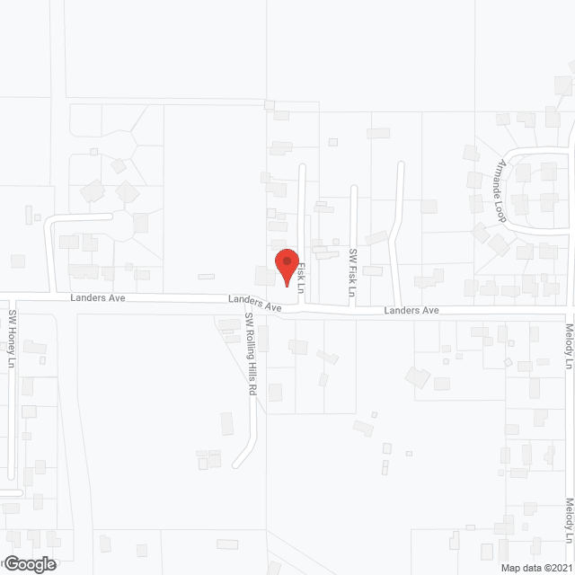Map of the neighborhood around Mountain View Adult Foster Home Care