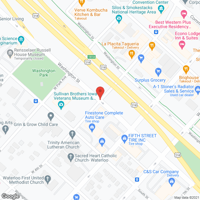 Map of the neighborhood around Danbury Cirlce Independant and Assisted Livin