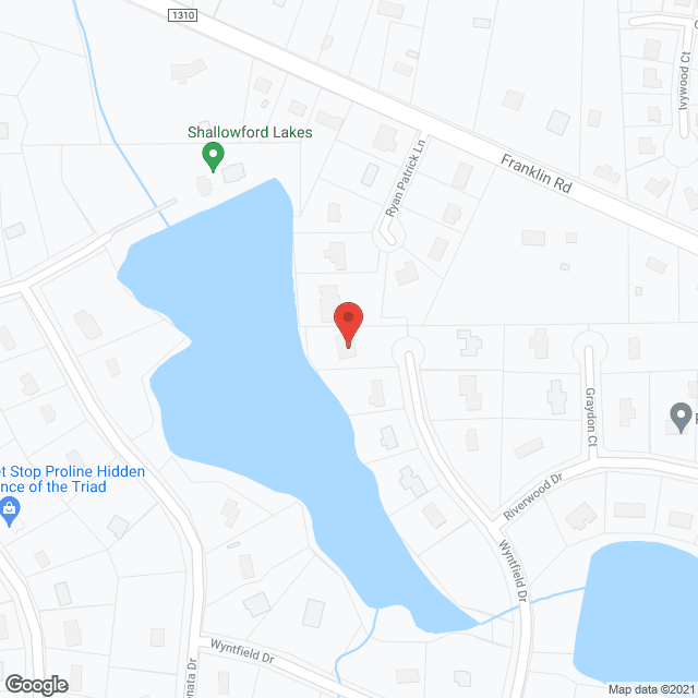 Map of the neighborhood around Cornerstone Home Care Services