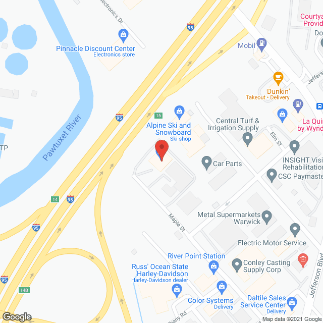 Map of the neighborhood around A Peace of Mind Home Care