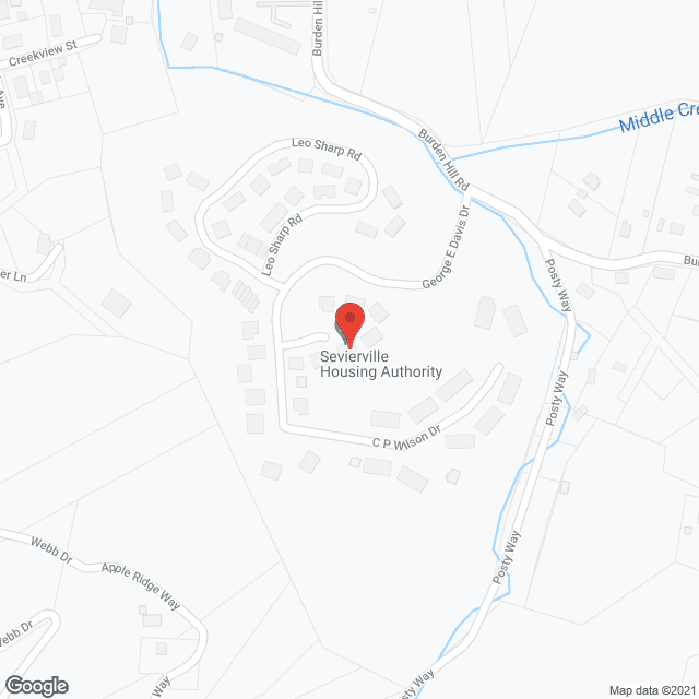 Map of the neighborhood around Robert Howard Village