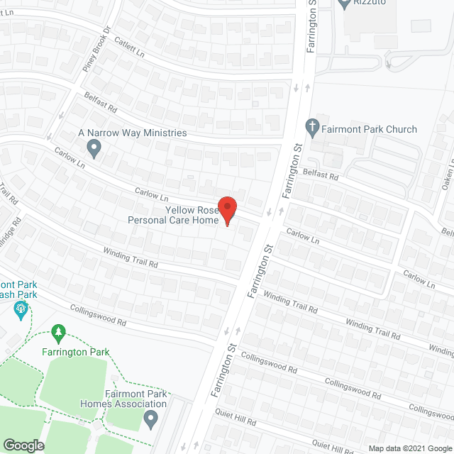 Map of the neighborhood around Yellow Rose Cottage PCH