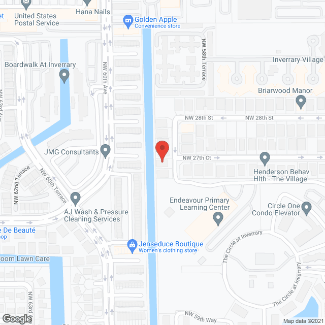 Map of the neighborhood around Brandon House