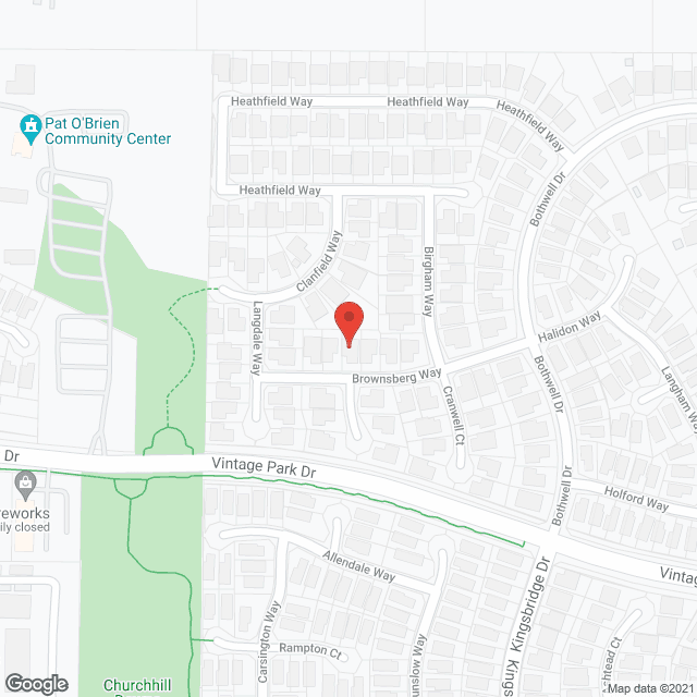 Map of the neighborhood around Young at Heart III
