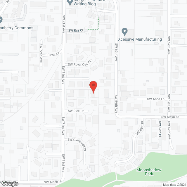 Map of the neighborhood around Gracious Care AFH