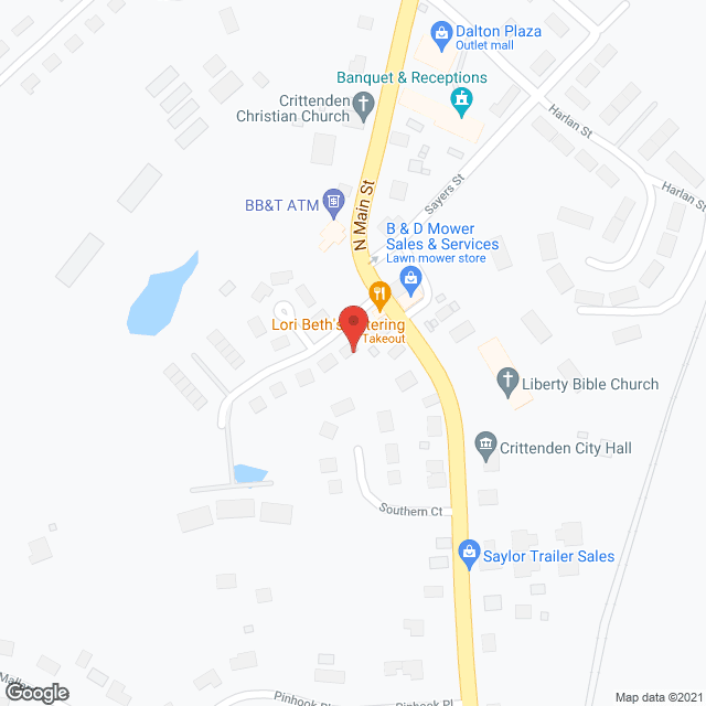 Map of the neighborhood around Aireshire Apartments