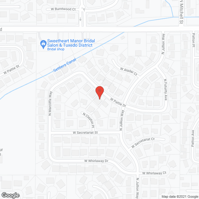 Map of the neighborhood around Pattie House, LLC