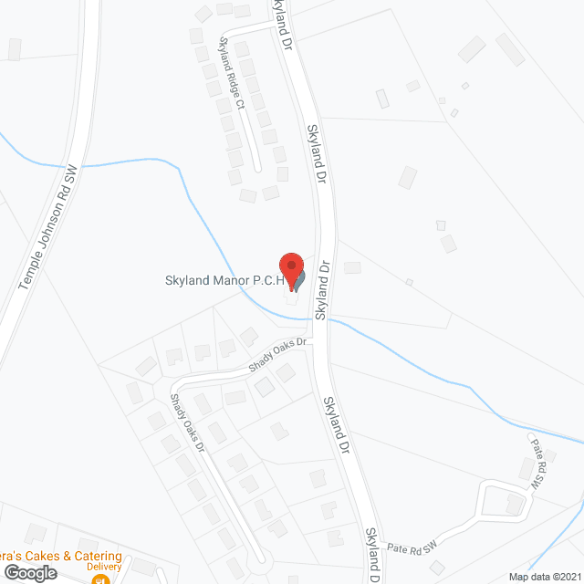 Map of the neighborhood around Skyland Manor PCH
