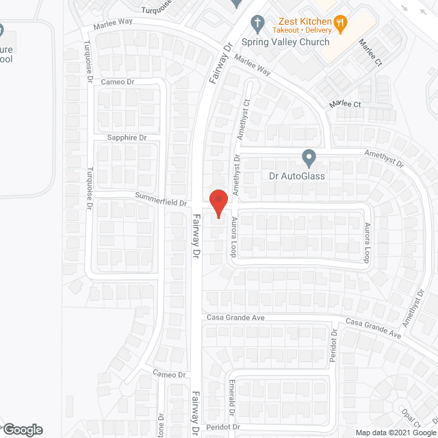 Map of the neighborhood around Standford Ranch Villa