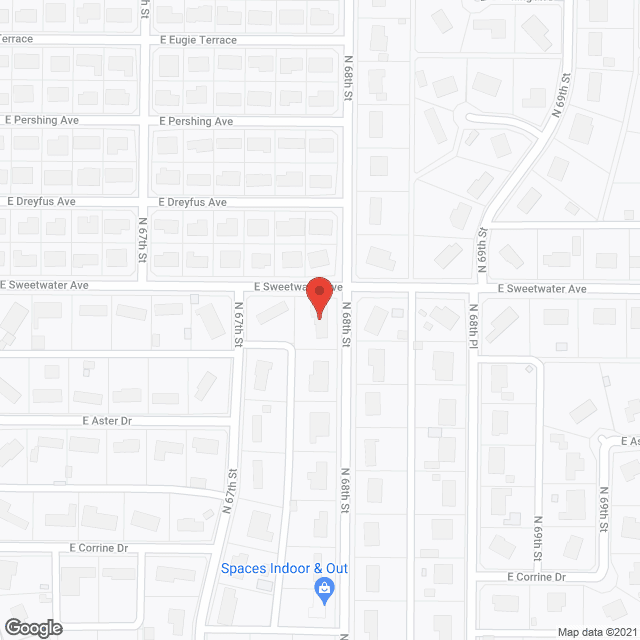 Map of the neighborhood around Villa on Sweetwater