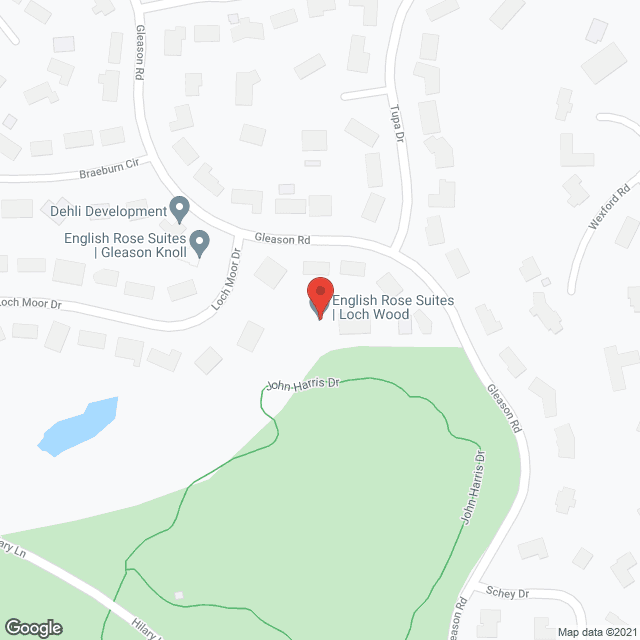 Map of the neighborhood around English Rose Suites- Loch Wood Home