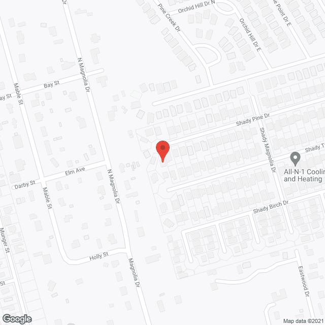 Map of the neighborhood around Clay and Clay House of Love