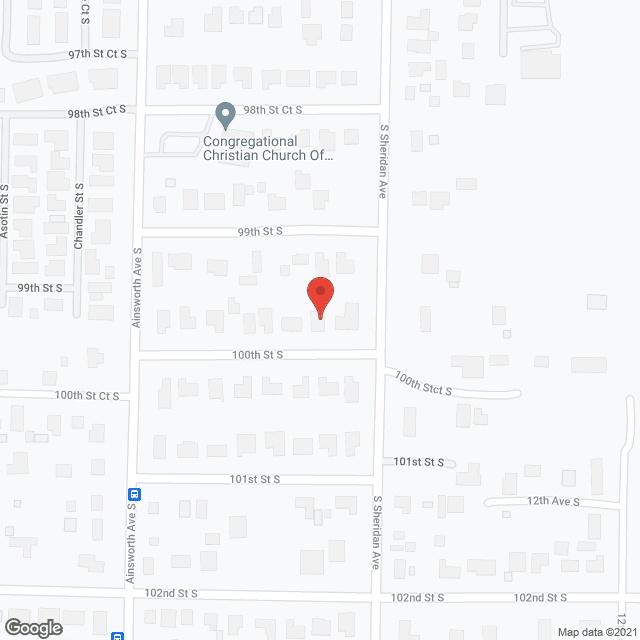 Map of the neighborhood around Trinity Alliance Adult Family Home