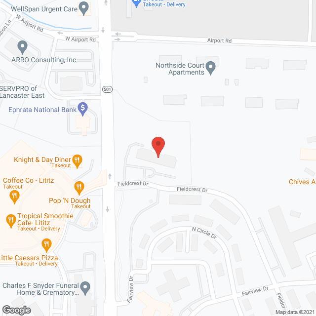 Map of the neighborhood around Village Garden