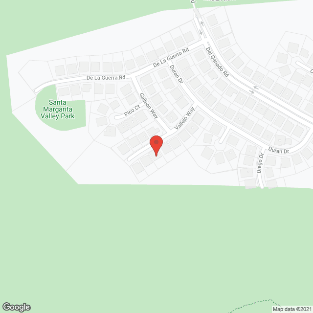 Map of the neighborhood around Long Life Living