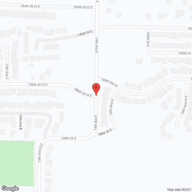 Map of the neighborhood around Mashburn House II