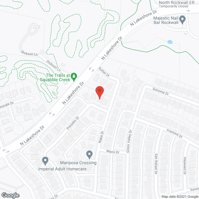 Map of the neighborhood around Tender Care Adult Care Home